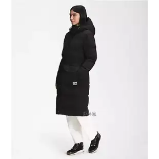 【The North Face】女 防潑水保暖羽絨長版外套