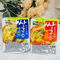 在飛比找樂天市場購物網優惠-韓國 百濟 米麵線 便當盒造型 泡菜/海鮮 兩種口味可選｜全