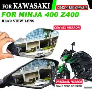 For KAWASAKI NINJA Z 400 Motorcycle Convex Mirror Increase Rearview Mirrors Lens