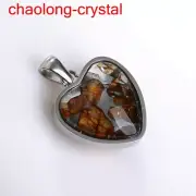 22.55Ct Pallasite Meteorite Pendant Brenham Meteorite Necklace --94