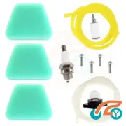 Spark Plug Fuel Air Filter Fuel Line Primer Bulb For Poulan McCULLOCH Chainsaws