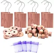 Cedar Blocks for Clothes Storage 100% Natural Cedar Balls and Cedar Chips for