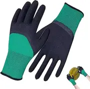 Womens Gardening Gloves - Garden Work Yard Gloves, Rubber Tools Accessories, Waterproof, Thorn-Proof, Puncture-Resistant for Women Men Working