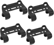 iplusmile 4pcs Bicycle Pump Holder Durable Plastic Bike Frame Storage Bracket for Road Mountain Bikes Lightweight Compact Design for Secure Pump Grip During Rides