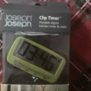 JOSEPH CLIP TIMER PORTABLE DIGITAL KITCHEN CARRY CLOCK TIMER NEW IN BOX