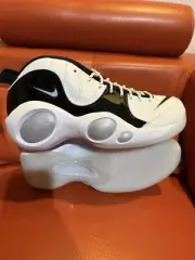 Size 11 - Nike Air Zoom Flight 95 Black Patent Brand New White Jason Kidd 1995