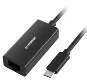 mbeat USB-C Gigabit Ethernet Adapter - Black Fast and secure RJ45, up to 1000Mbps speed. Plug-and-play Compact and lightweigh Weight: 23g