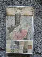 Tim Holtz Idea-Ology Halloween Worn Wallpaper Scraps TH94147