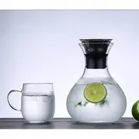 在飛比找蝦皮商城優惠-【Pinwoof家居】丹麥風水滴型玻璃水壺大容量耐熱茶壺特殊