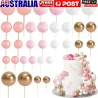 32Pcs 2-4cm Ball Cake Topper DIY Wedding Party Birthday Cake Decor Plugin Accs