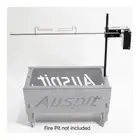 Auspit Original Portable Spit Rotisserie Package Compact Firepit Not Included