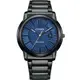 CITIZEN 星辰 男 PAIR系列 光動能羅馬時標時尚腕錶-海軍藍(AW1217-83L)