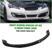 Carbon Style Front Bumper Spoiler Lip Splitter For Hyundai Genesis Coupe 2008-12 (for: Hyundai)