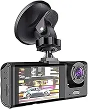 Multifunctional Cam Night Vision Loop Recording 2 IPS Screen 1080P 3 Camera DVR Recorder Video Recorder Vehicle DVR Easy Installation