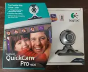 Logitech Quick Cam Pro 4000 Built in Microphone Webcam Silver USB 2.0 New in Box