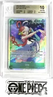 BGS 10 One Piece ST11-002 SR Uta - English - Foil - Green Uta - Graded - TCG