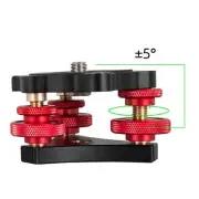 Tripod Leveling Base with +/-5 Degree Precision Adjustment Tripod Leveler