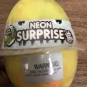1 We Cool Glitzi Fluffy & Neon Surprise Egg Toy Slime Ball Surprise Charm