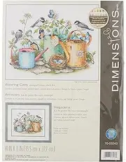Dimensions Watering Cans Counted Cross Stitch Kit, 35 cm x 27 cm