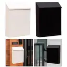 Mailbox with lock, mounted mailbox with key, modern mailbox for hanging on the,