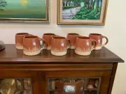 NWT FRINGE DESERT MOUNTAIN ADOBE MUG SET OF 7
