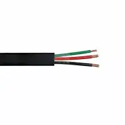 12/2 Submersible Cable Black With Ground Flat Jacket Well Pump Wire 600V