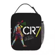 Cr7 Cristiano Ronaldo Signature Thermal Insulated Lunch Bag for Picnic Football