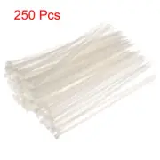 Cable Zip Ties Self-Locking Nylon Ties Wraps White 150pcs
