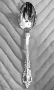 ONIEDA RAPHAEL Pierced Handle Soup Spoon 6.75" NEW NEVER USED 18/10