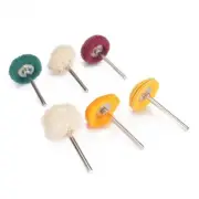 6x Polishing Mixed Mop Buffing Wheel Polish Brush Pad Set For Rotary Drill Bit
