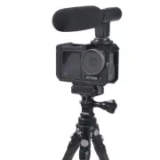 New Camera Cage For DJI Action 5pro/4/3Protective Case Cold shoe Arri Hole Frame