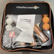 Ping Pong Paddle Set, VibeRecreation