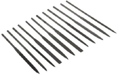 RS Pro STANDARD NEEDLE FILE SET 160mm 12Pcs Swiss Pattern, Various Shaped