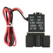 1/4 NPT 2 Way Plastic Electric Solenoid Valve NC Normally Closed DC12V ECO