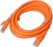 8Ware Cat6a UTP Ethernet Cable with Snagless, 2 Meter Length, Orange