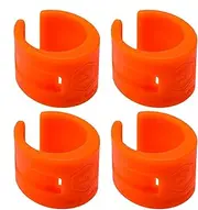 Chainstay Protector Rubber - 4 pc Bikes Frame Protection, Rubber Chain Stay Frame Guard Sticker Wrap for Mountain Bikes Road Bicycles Frame