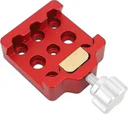 Telescope Dovetail Clamp, Aluminum Alloy Dovetail Saddle Clamp Mount Base for Telescopes and Cameras, Multifunction Tripod Adapter Base Saddle Clamp