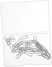 SEWACC 100pcs U-pin Cloth Locating Needles Sewing for Patchwork Easy Fixing of Fabrics and Decorations Shirts Jackets and More