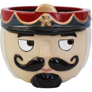 LVD Ceramic Sargeant Planter Pot Plant Container Home Display 16x16cm Decor