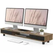 Fenge Dual Monitor Stand 42.5inch Long Monitor Stands Riser for 2 Monitors