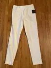 NWT John Mark Indigo Girl White Ankle Stretch Pants S $109