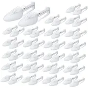 20 Pairs Plastic Shoe Tree Stretcher Sneaker Form Insert Adjustable Boot