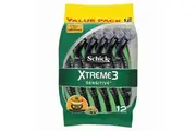 Schick Xtreme 3 Disposable Razors Sensitive Men 12 Pack