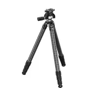 Leofoto SA-404CLX+MH-60X Arca Clamp Outdoors Tripod with Dynamic Ball Head Set
