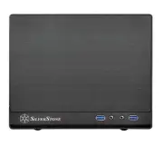 Silverstone SG13B-Q (Plastic Front Panel) Mini-DTX/Mini-ITX Sugo Series SFF Case