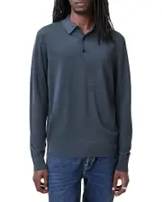 Allsaints Merino Wool Polo Sweater