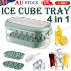 54 Grids Ice Cube Tray Mould 4 in 1 Ice Cube with Lid and Storage Box Scoop Sets
