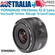 Yongnuo YN 35mm F2 Full-frame Lens Auto Focus for Canon EOS 5D S R 6 7 80D