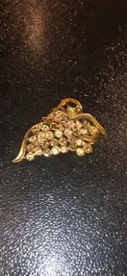 Nieman Marcus grape vine brooch