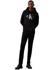 [Calvin Klein Jeans] Core Monogram Hoodie in Black